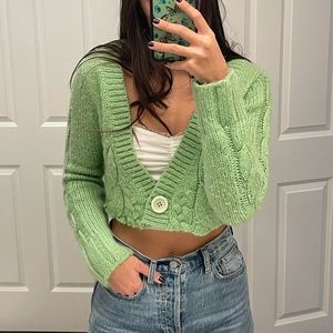 Chunky Cropped Cardigan